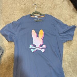 Psycho Bunny Kids Tee with Multicolor Graphic